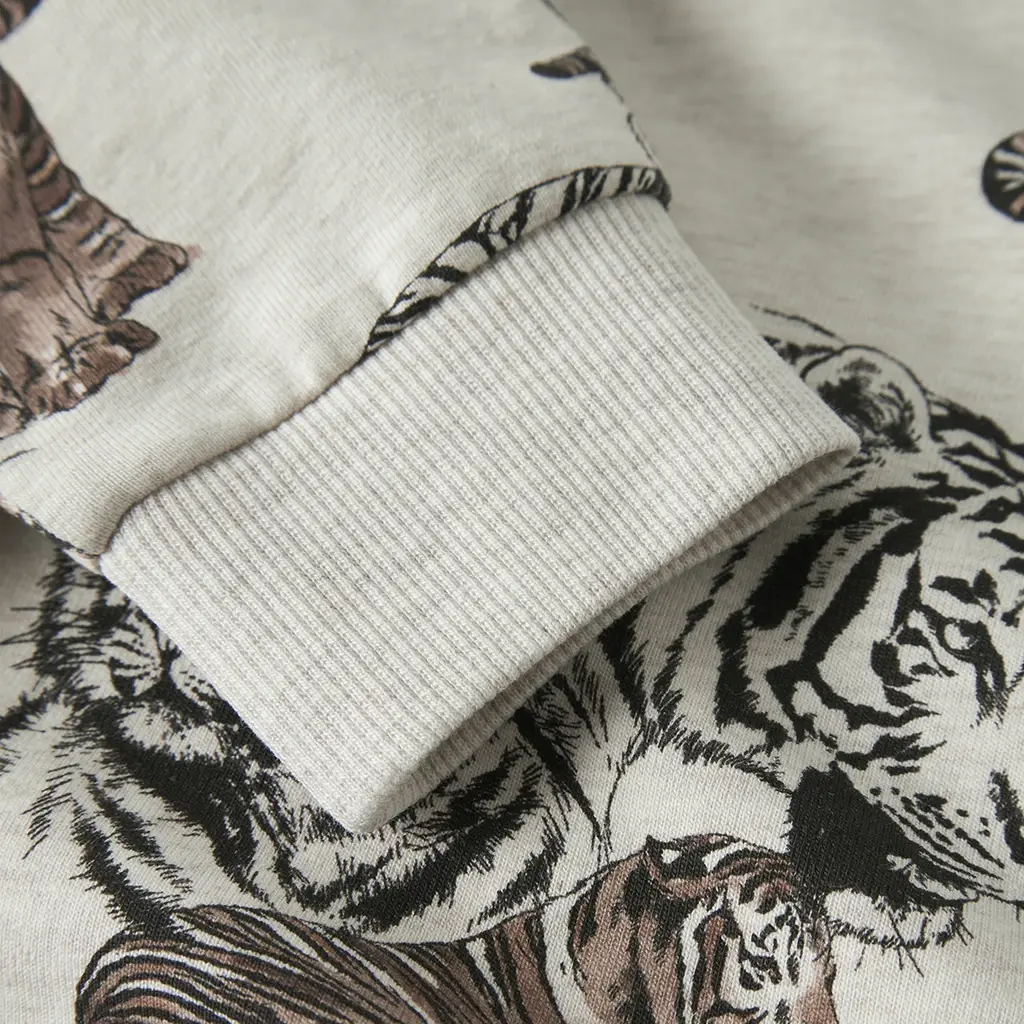 Trui sweat Thorne (peyote melange)