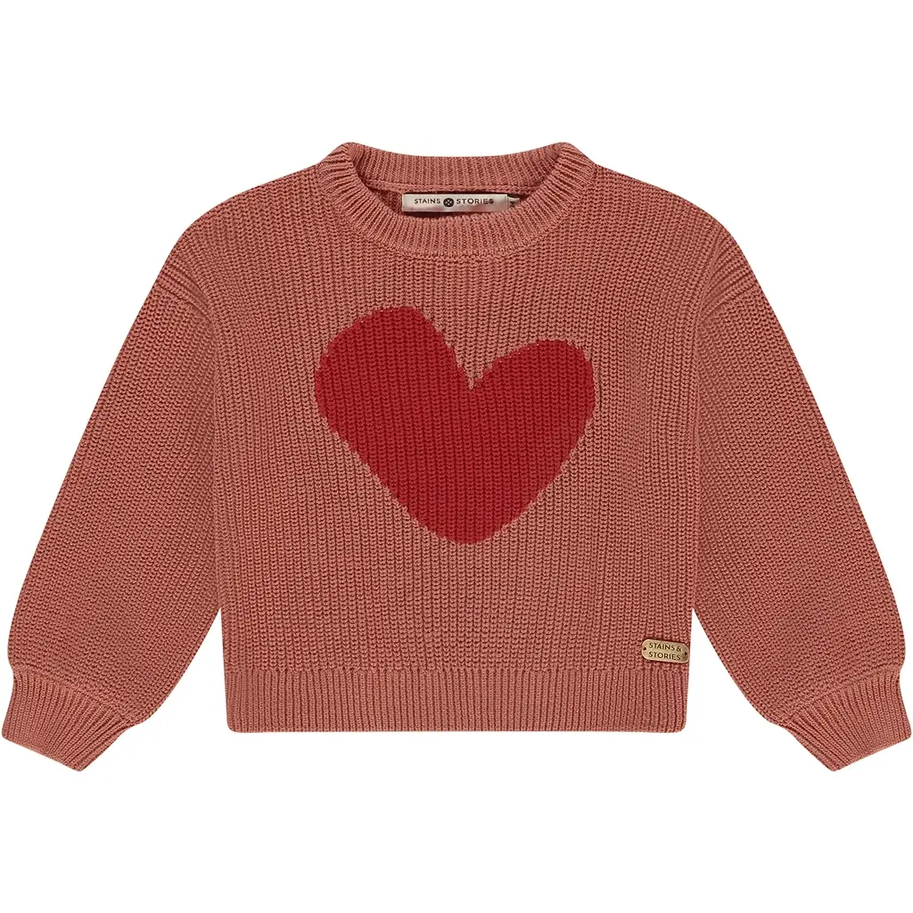 Gebreide trui (velvet rose)