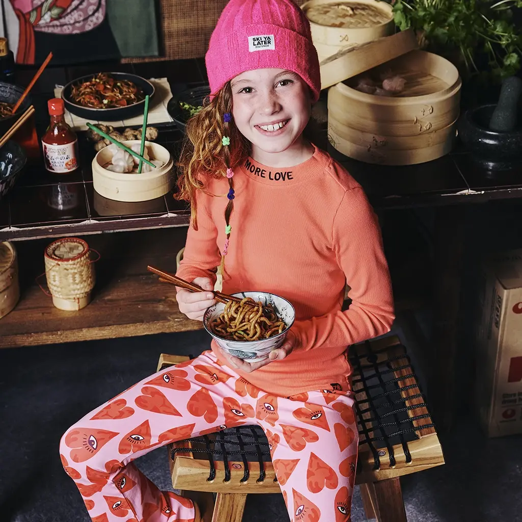 Longsleeve Isalie (tropical coral)