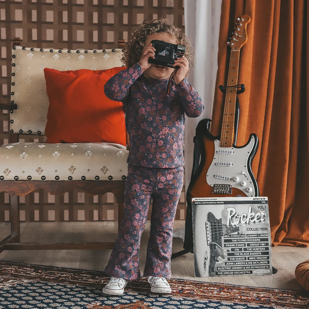 Your Wishes-collectie Broek flared (multicolor)