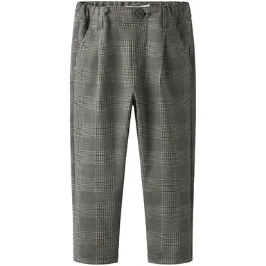 Broek XSLIM FIT Silas (black checks)