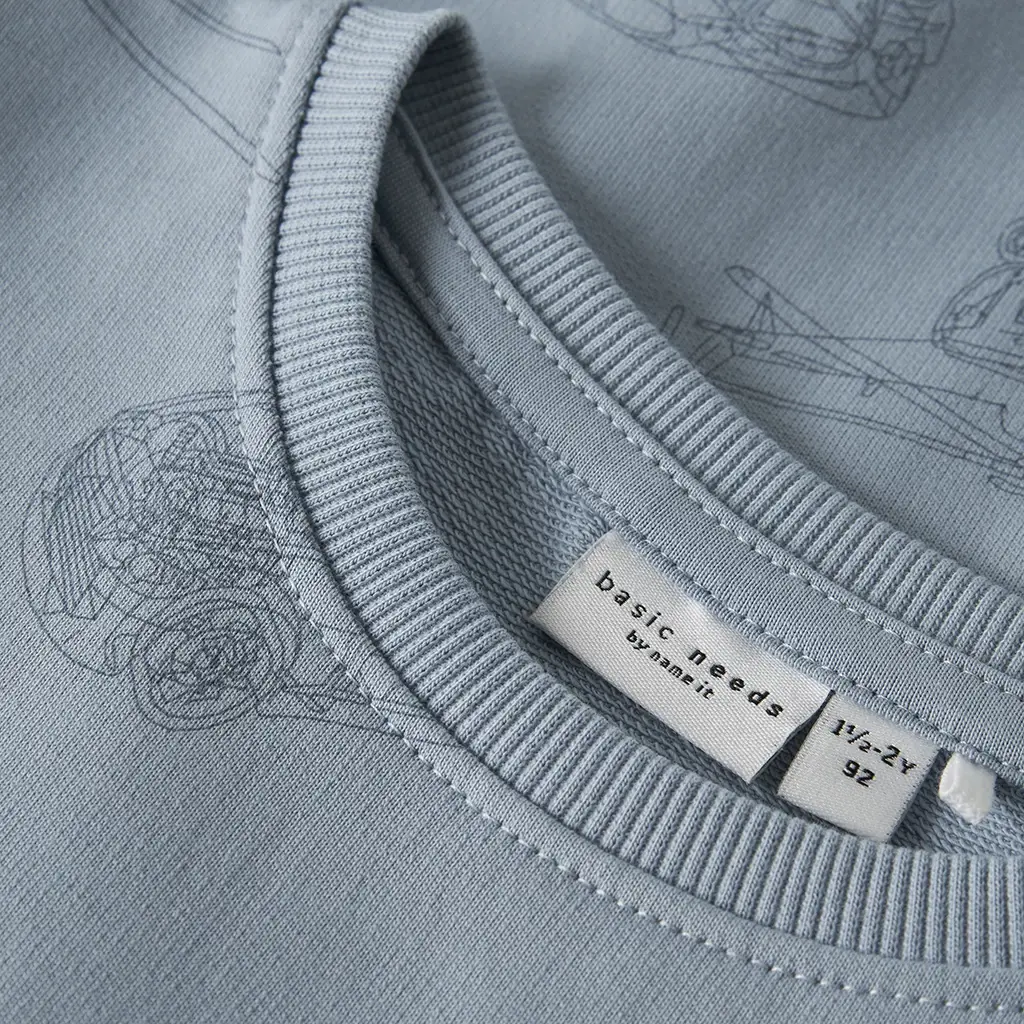 Trui sweat Varon (dusty blue)