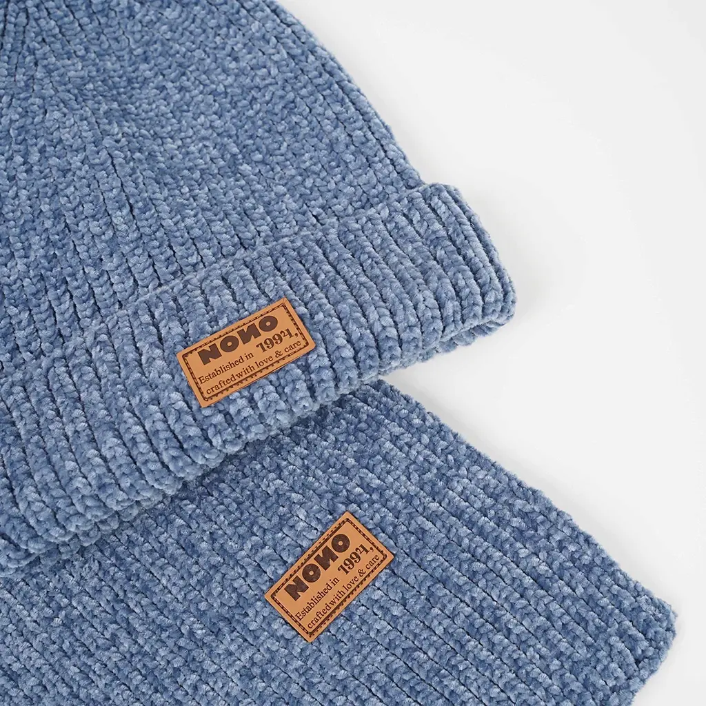 Set gebreide sjaal en muts Rana (animal)