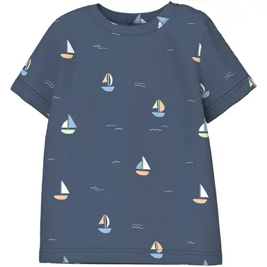 T-shirt Vroels (vintage indigo boat)