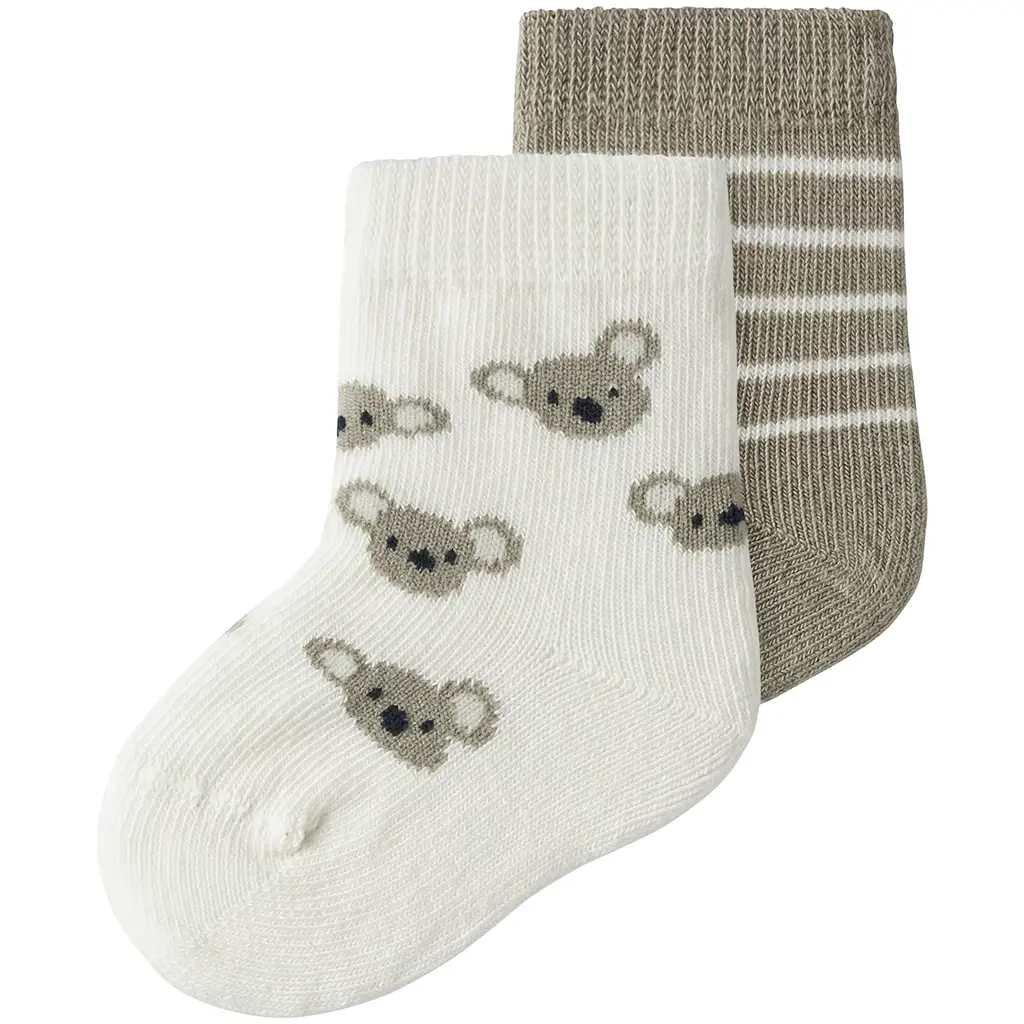 Twee paar sokjes Buster (cloud dancer)