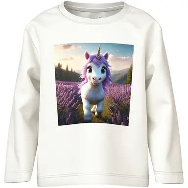 Longsleeve Votea (cloud dancer lavender unicorn)