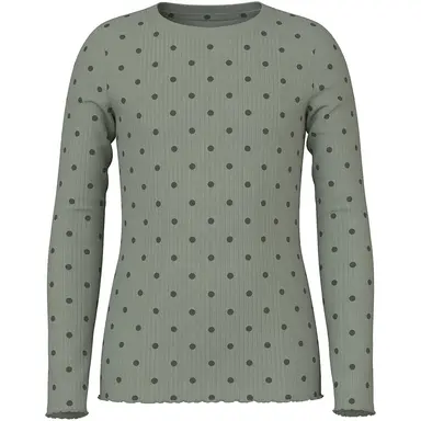 Longsleeve rib SLIM Vemma (shadow/urban chic)