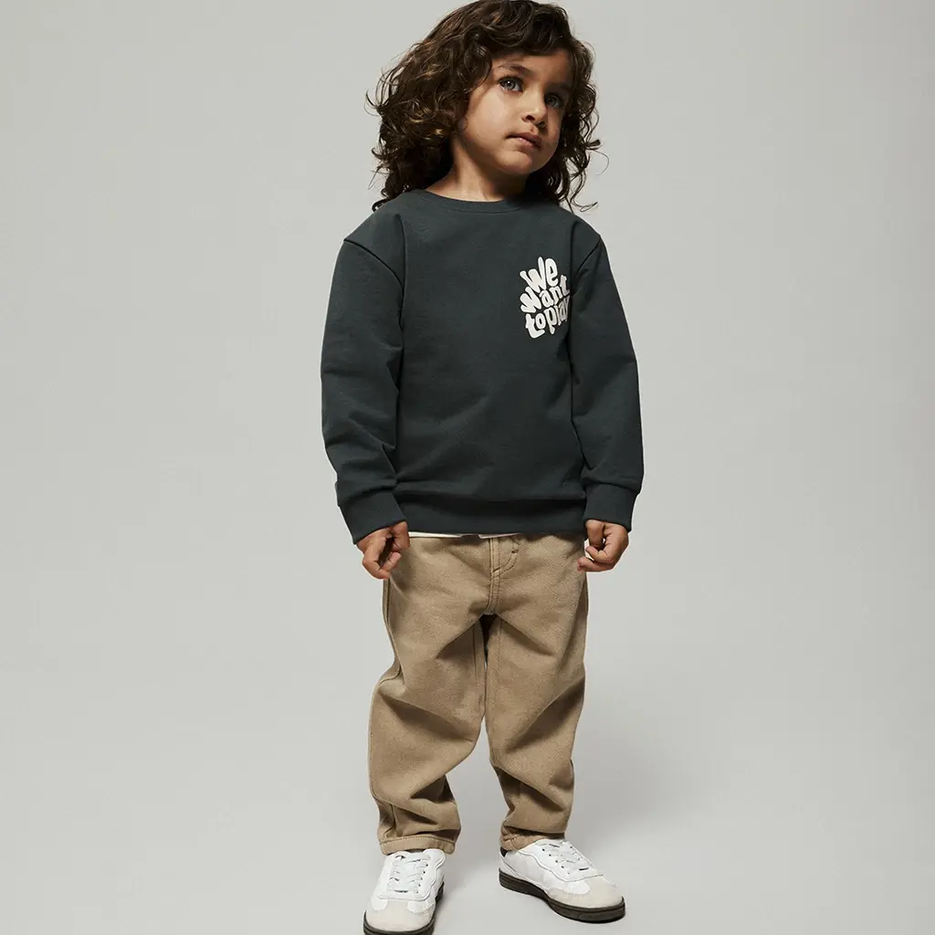 Broek twill TAPARED Silas (chincilla)