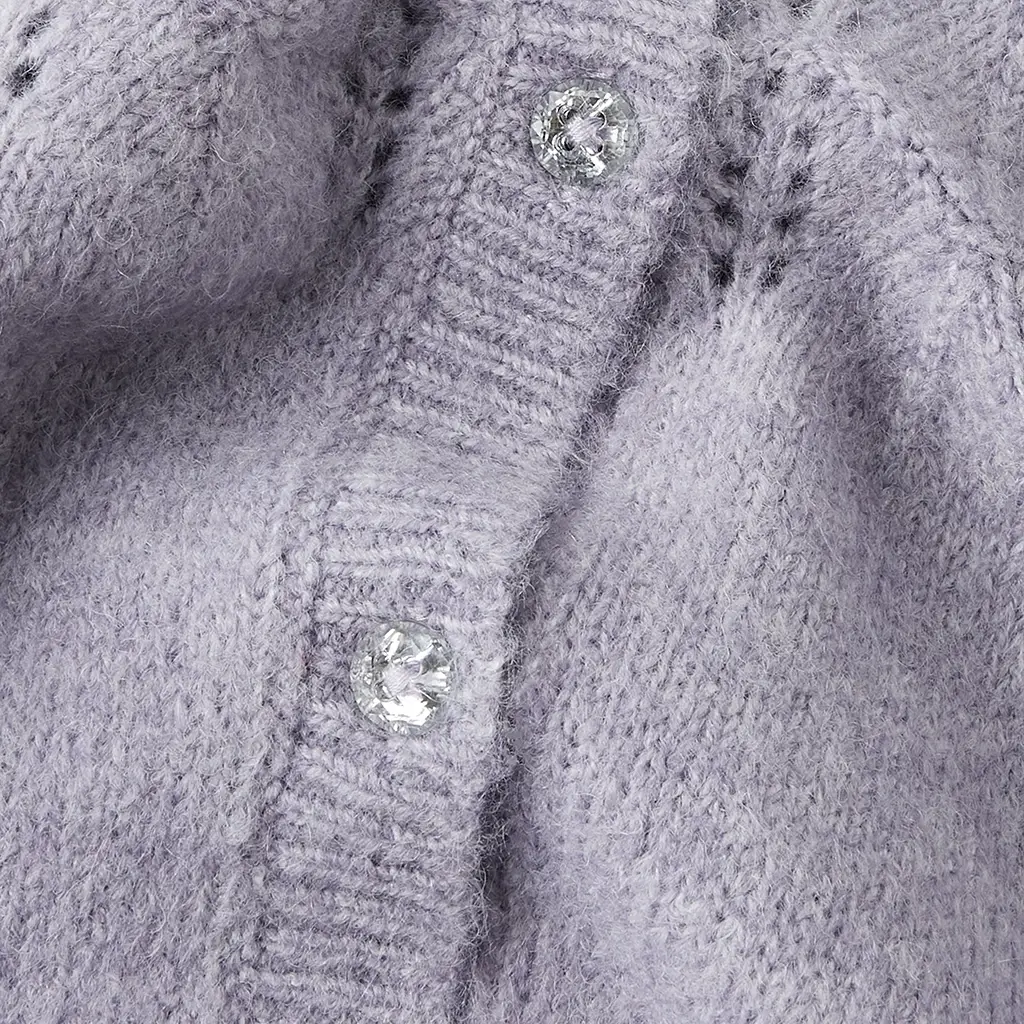 Gebreid vestje Batrilla (lavender gray)