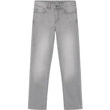 Spijkerbroek straight fit (light grey denim)