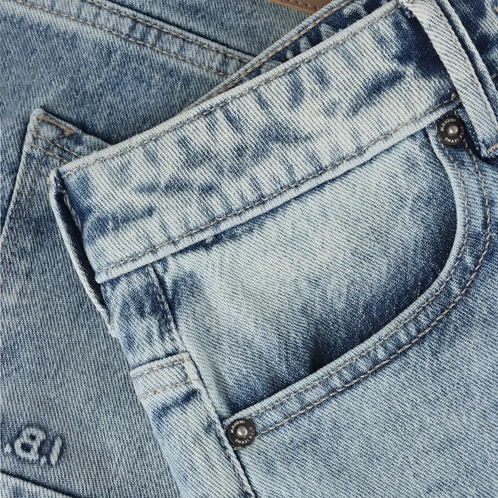 Spijkerbroek baggy (used medium denim)