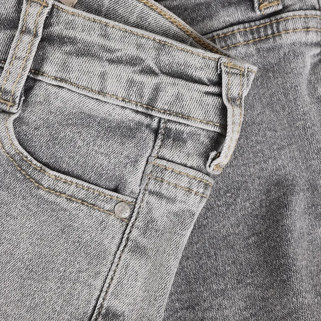 Spijker-skort (grey denim)