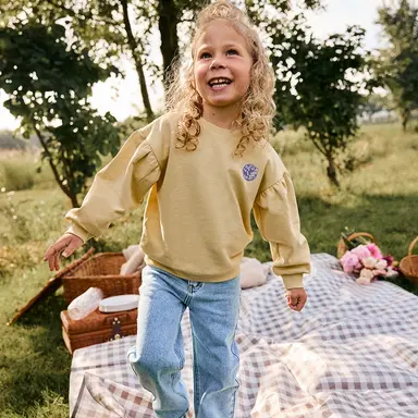 Trui backprint (reed yellow)