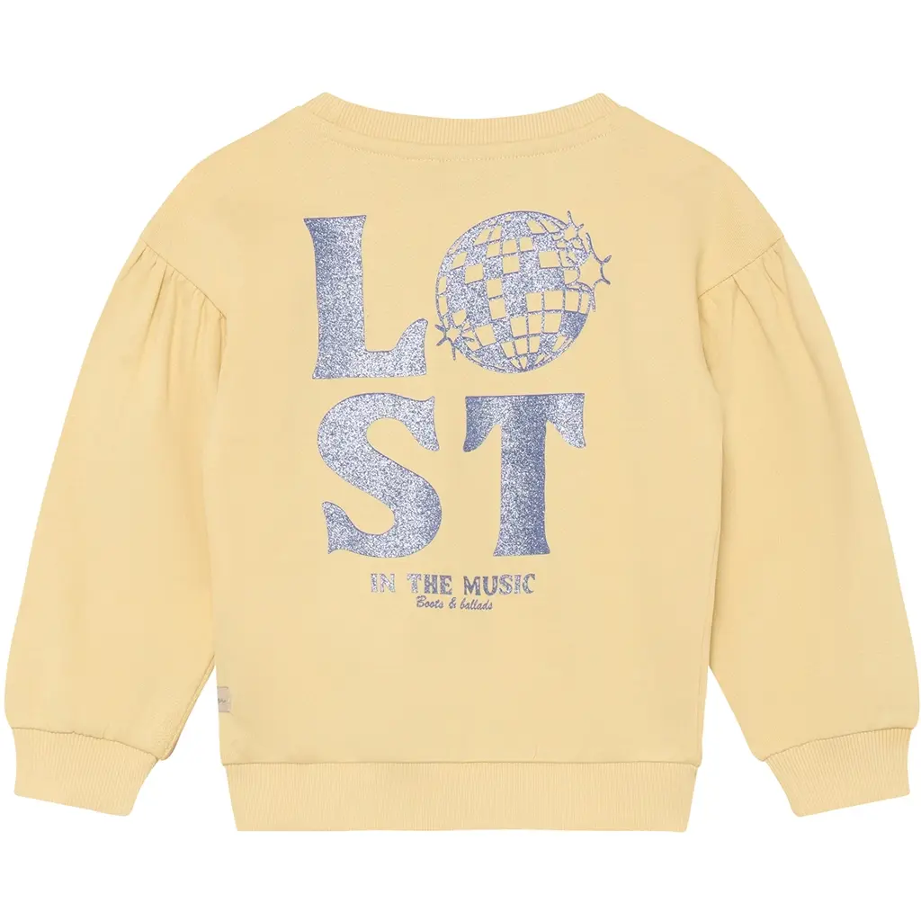 Trui backprint (reed yellow)