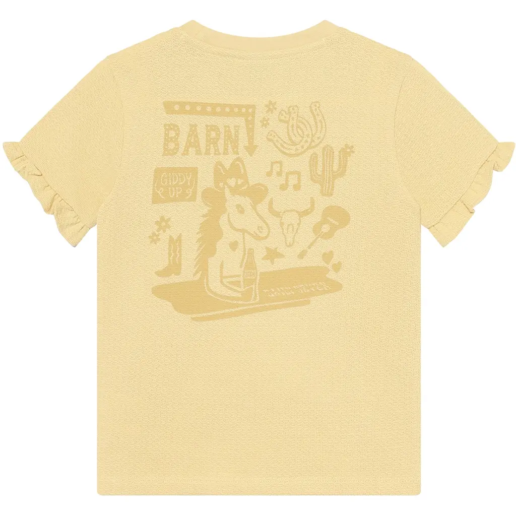 T-shirt Backprint (reed yellow)