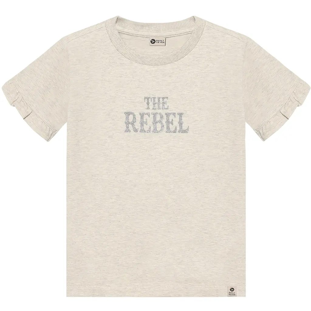 T-shirt (creme grey melange)