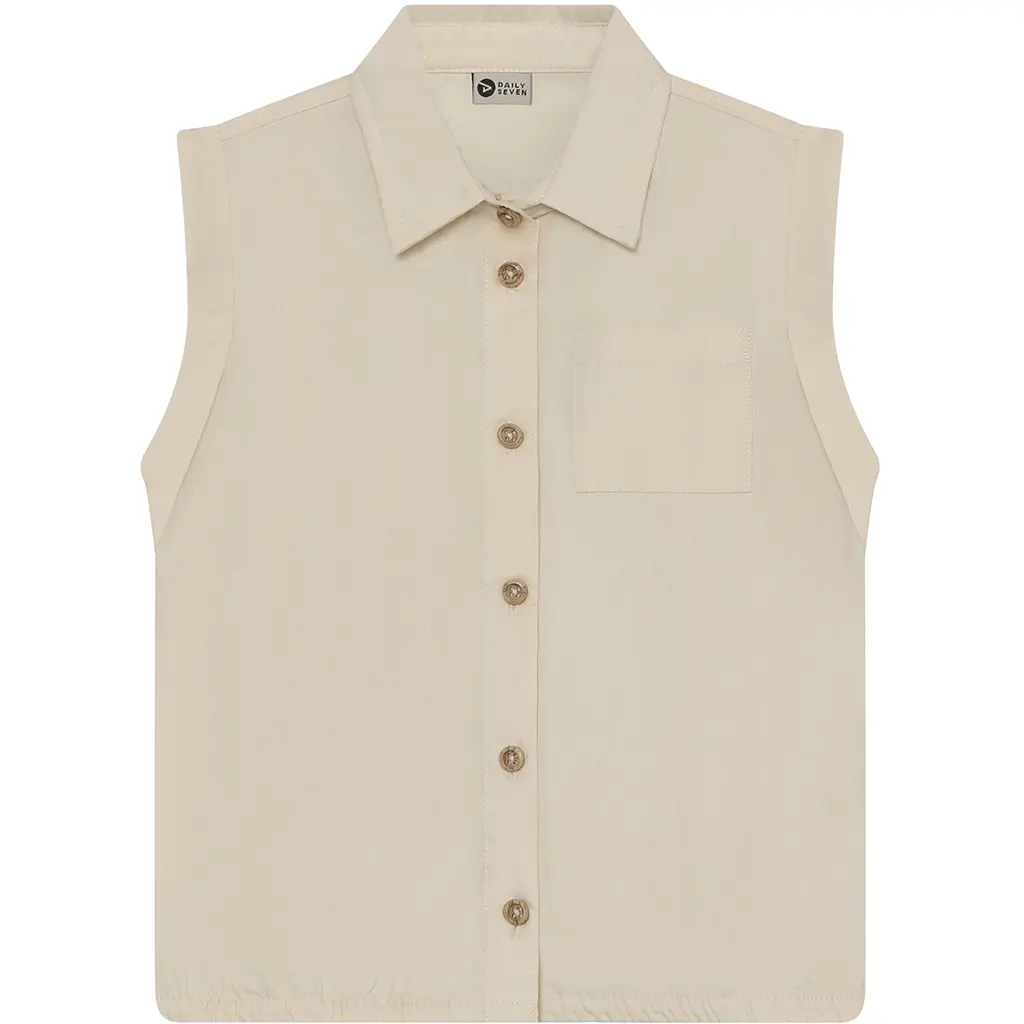 Topje Backprint (sandshell)