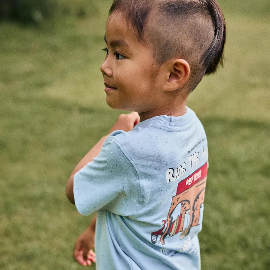 T-shirt Backprint (celestial blue)