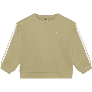 Trui oversized tape (pale olive green)