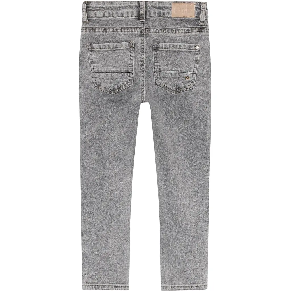 Spijkerbroek straight fit (grey denim)