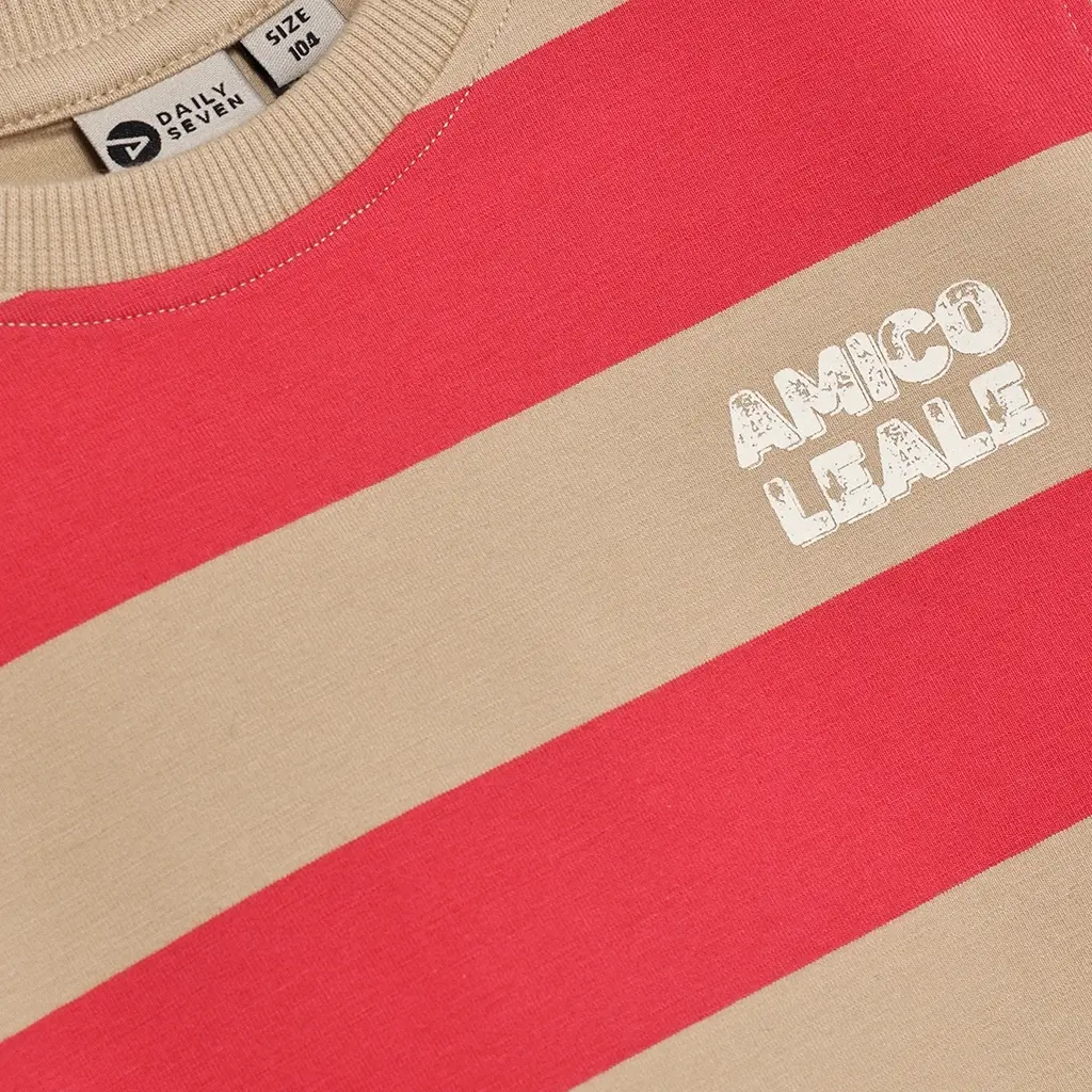 T-shirt stripe Backprint (chrysanthemum)