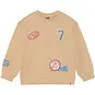 Daily7 Trui Badges oversized (latte sand)