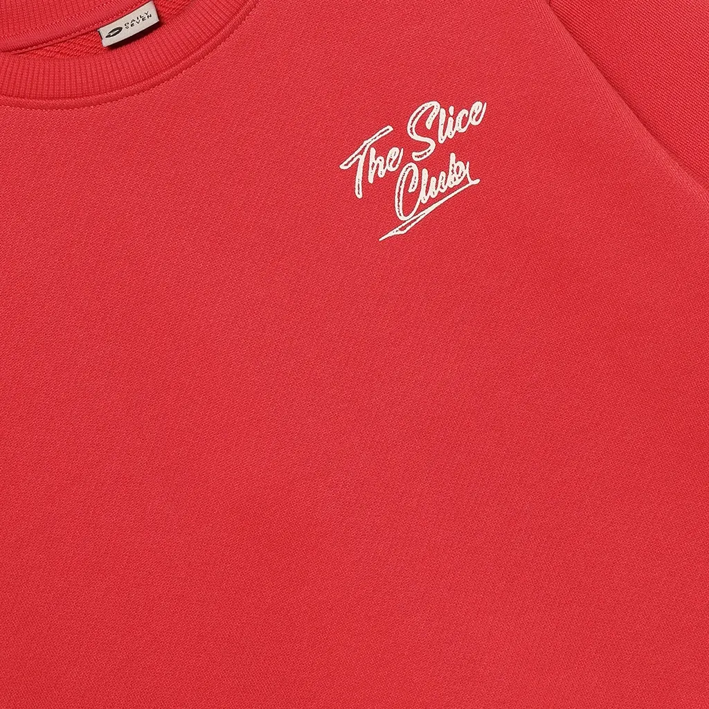 Trui oversized Backprint (chrysanthemum)