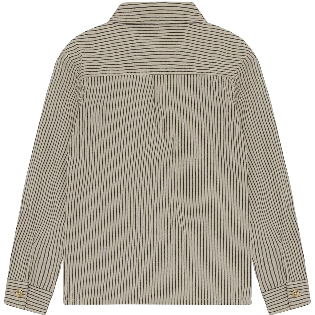 Overhemd stripe (egret)