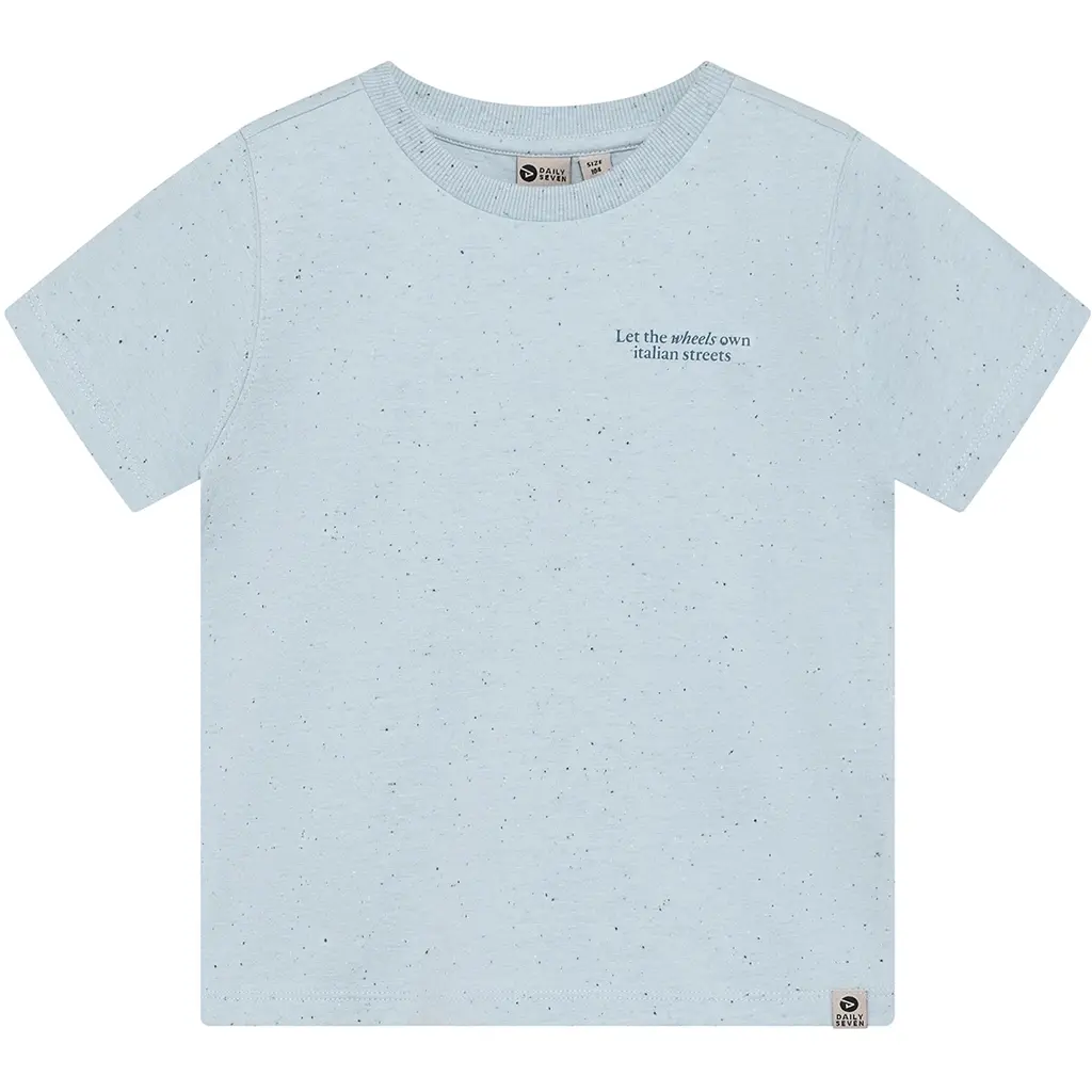 T-shirt backprint (celestial blue)