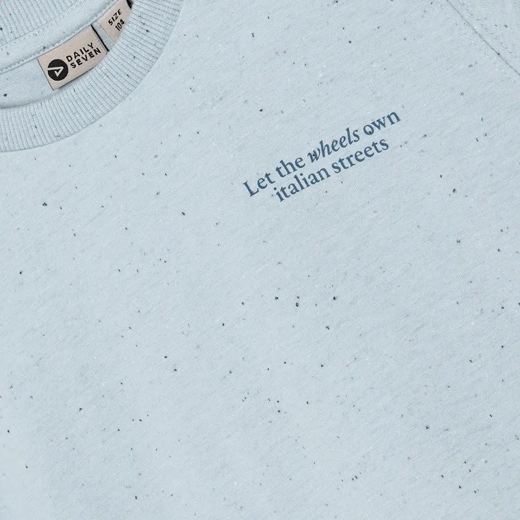 T-shirt backprint (celestial blue)