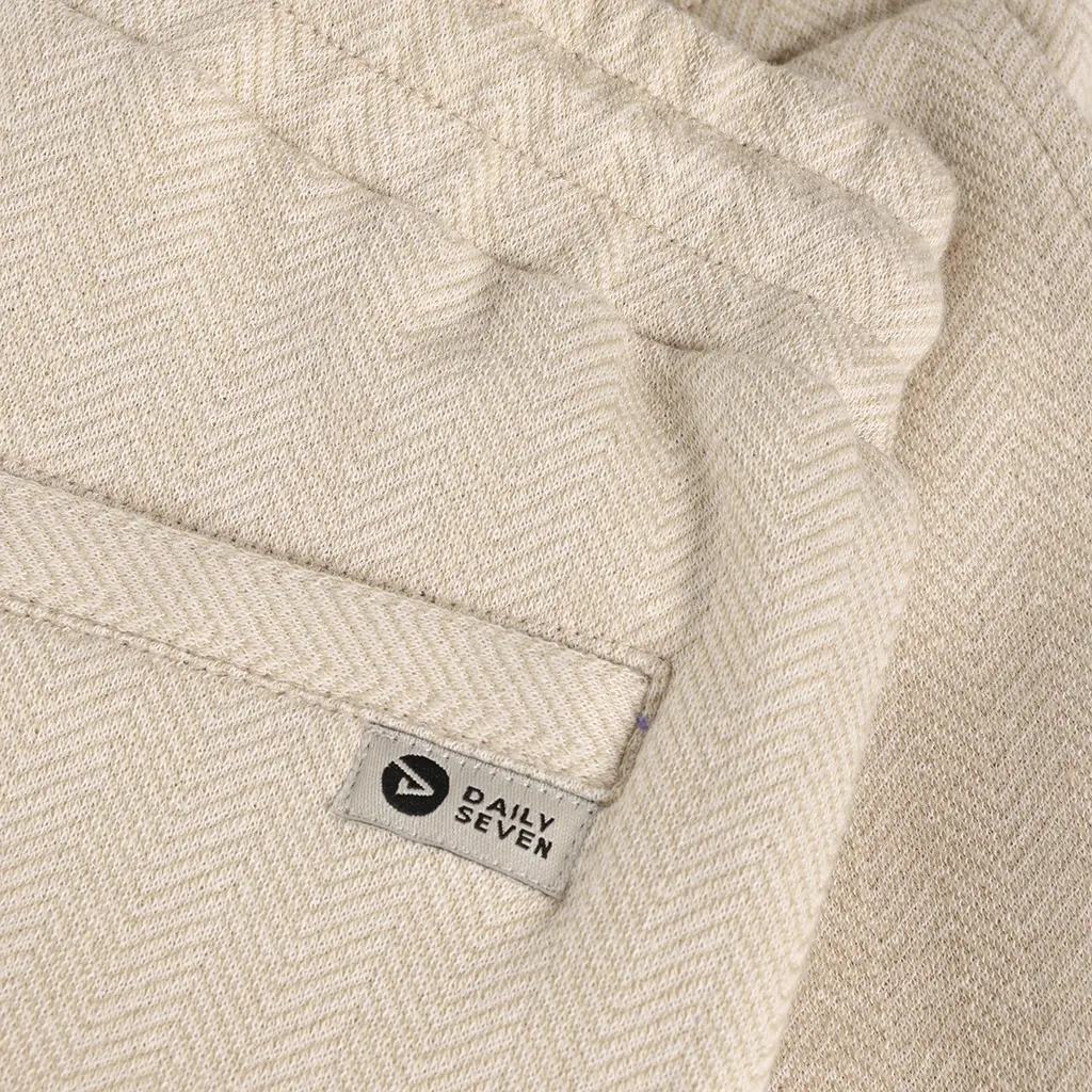 Broek herringbone (latte sand)