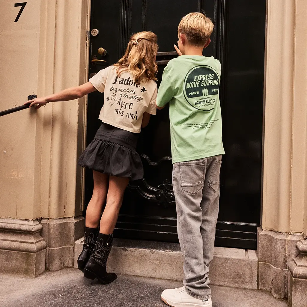 T-shirt cropped (sandshell)