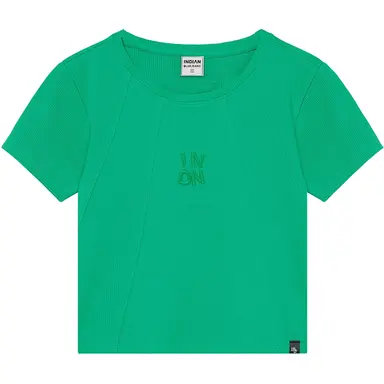 T-shirt cropped (simply green)