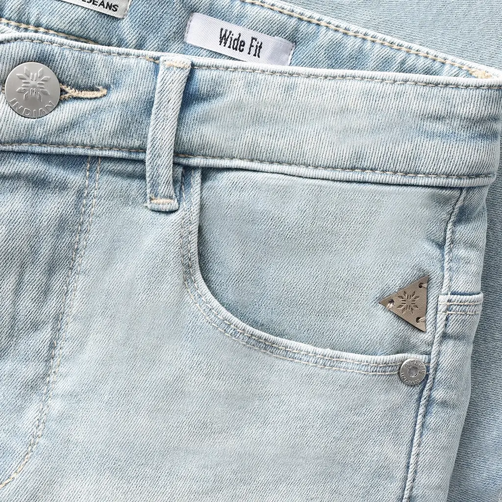 Spijkerbroek wide fit  (used light denim)