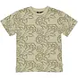 QPI T-shirt Deen (aop taupe flower)