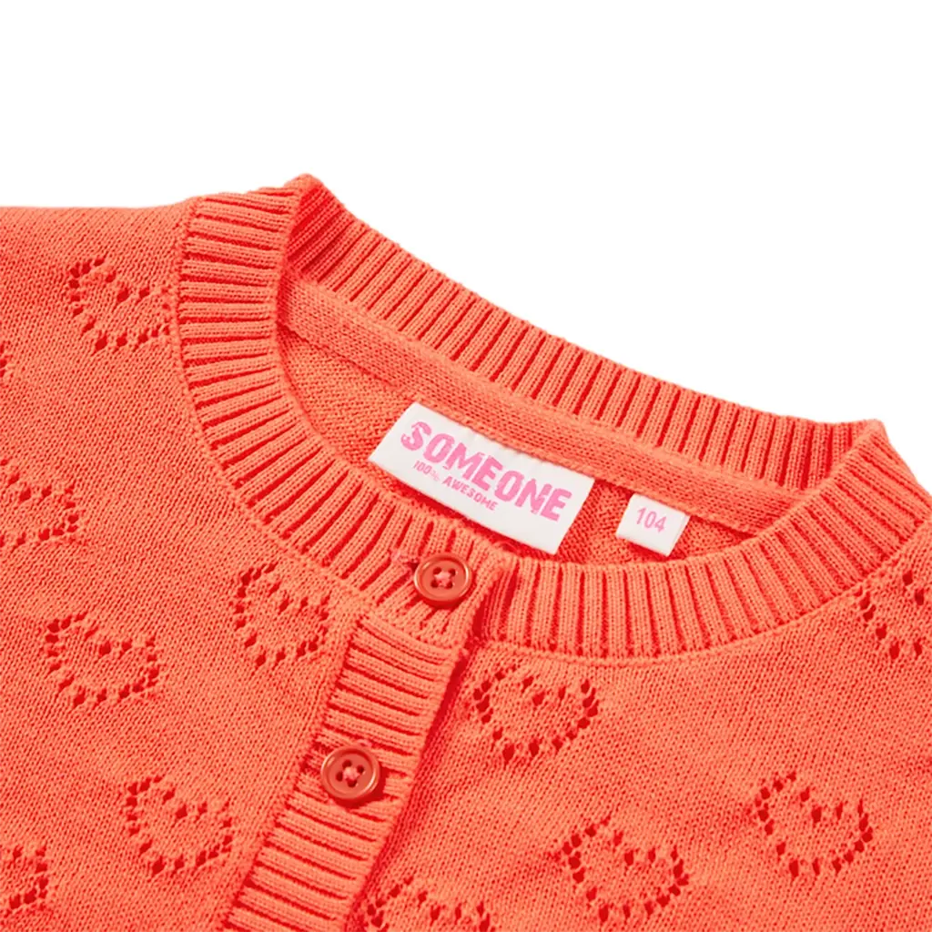 Vestje Jolien (fluo coral)