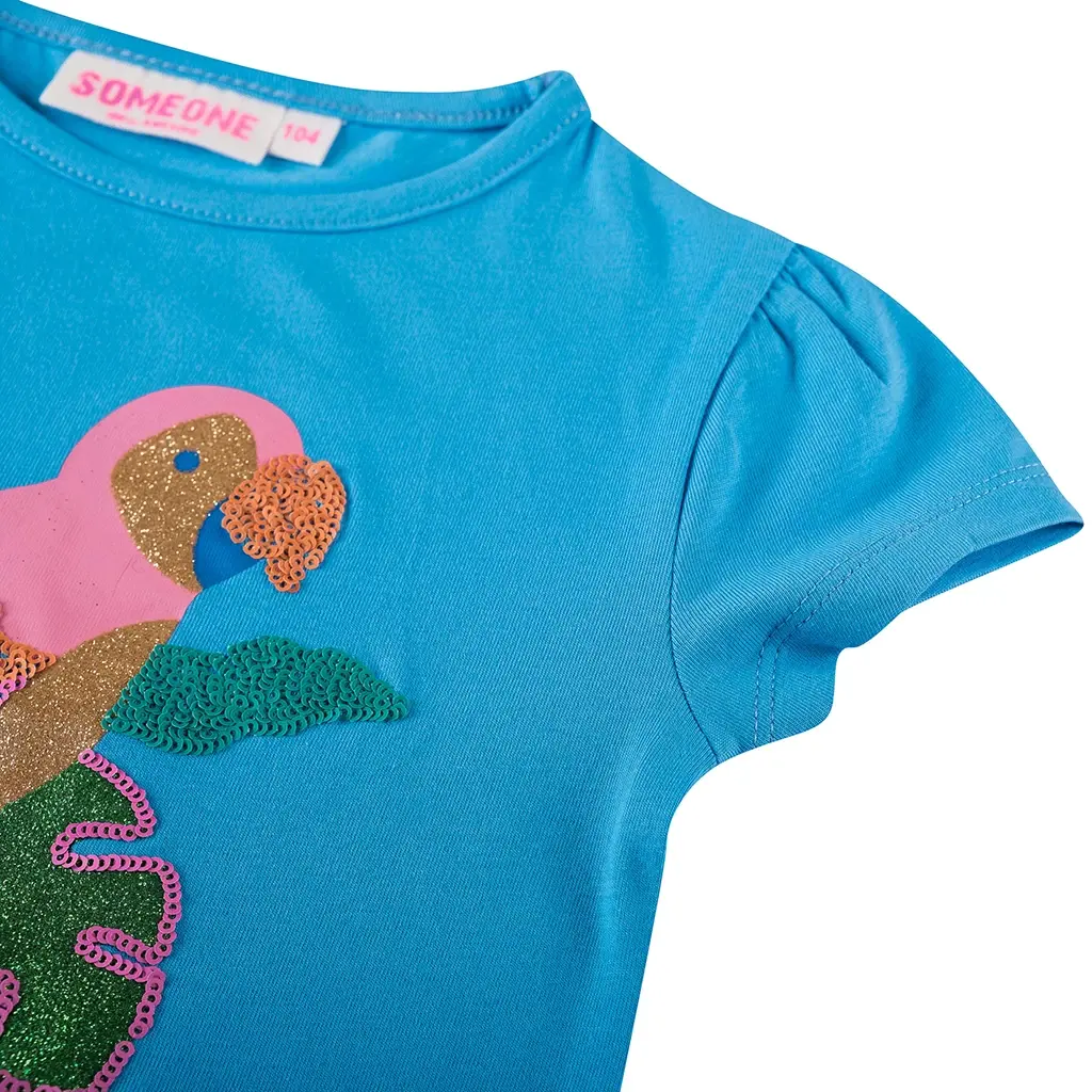 T-shirt Lenthe pailletten (blue)