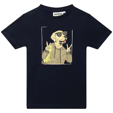 T-shirt Isaac (navy)