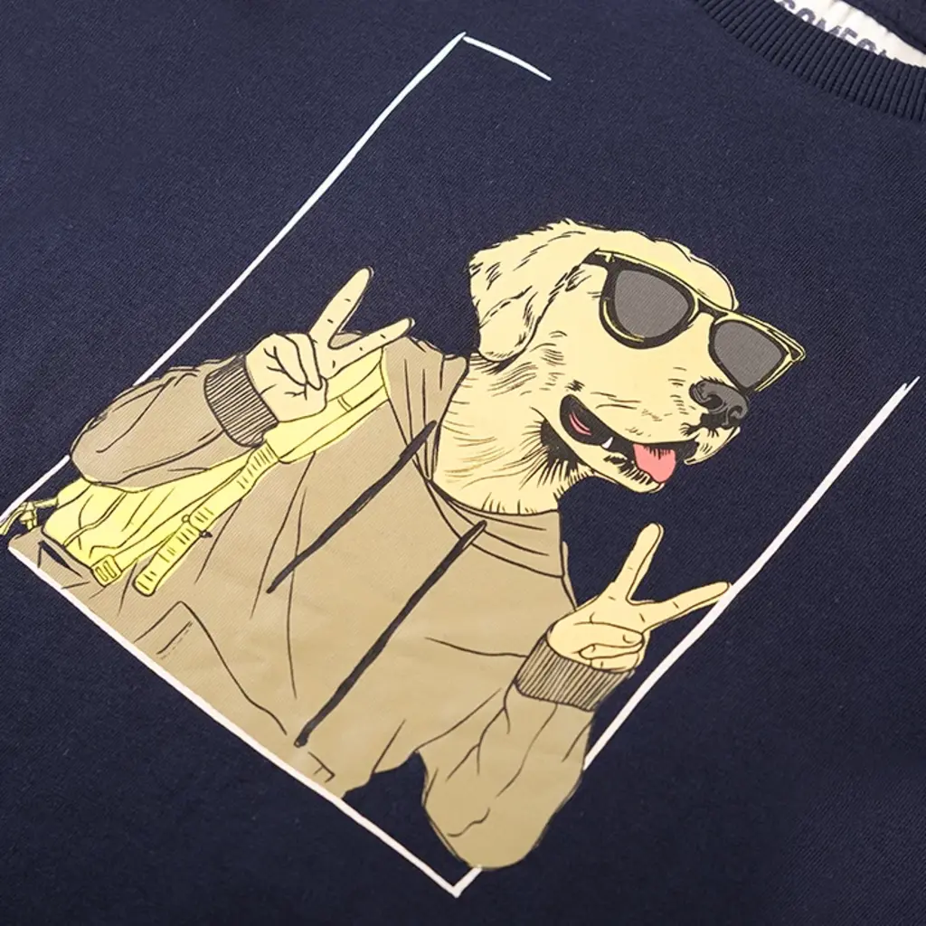 T-shirt Isaac (navy)