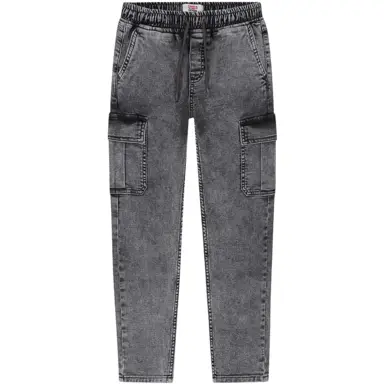 Spijkerbroek Jaro Cargo (denim grey stonewash)