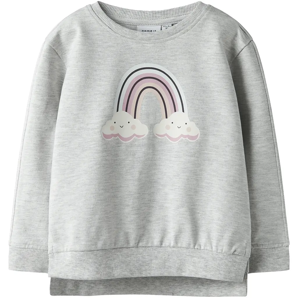 Trui sweat Bissine (light grey melange)