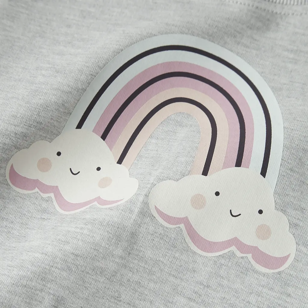 Trui sweat Bissine (light grey melange)