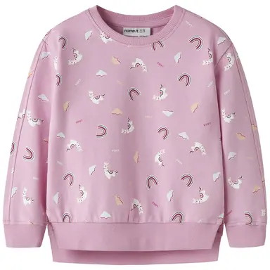 Trui sweat Bissine (negonia pink)