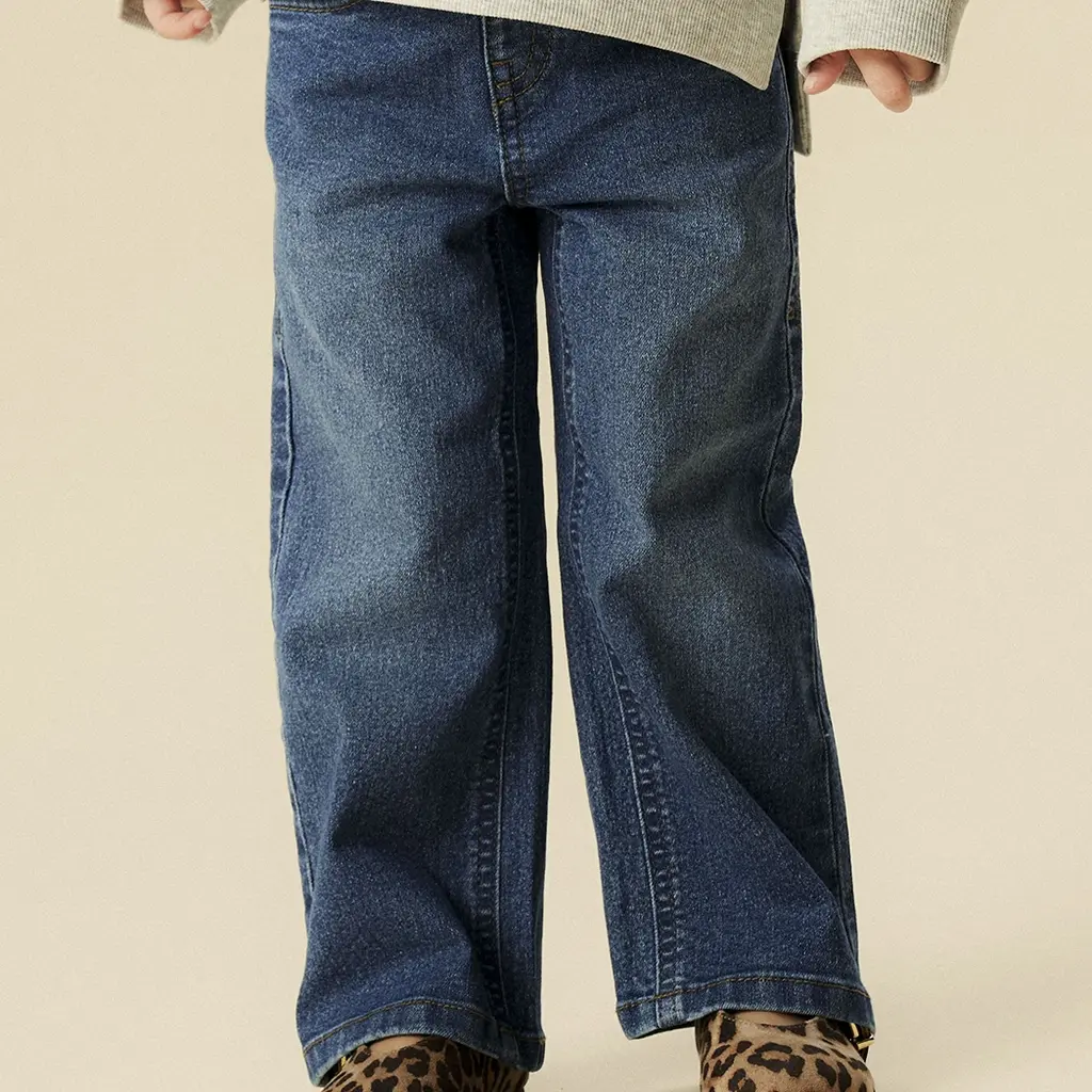 Jeans WIDE LEG Rose (medium blue denim)