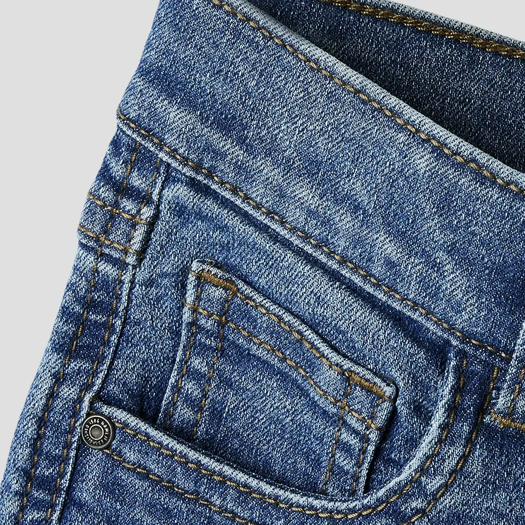 Jeans WIDE LEG Rose (medium blue denim)