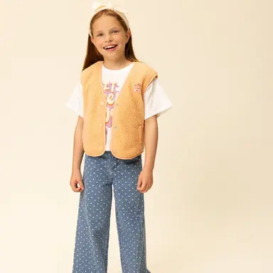 Spijkerbroek wide fit (denim hearts)