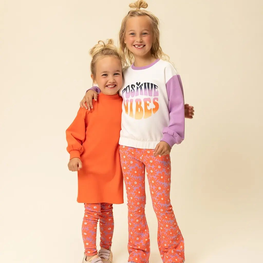 Broek flared (floral spring)