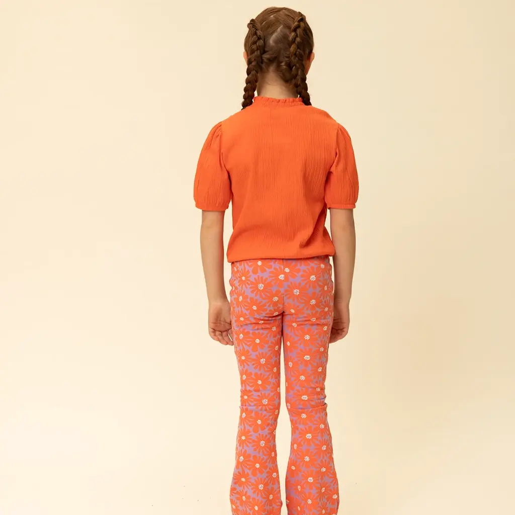 Broek flared (floral spring)