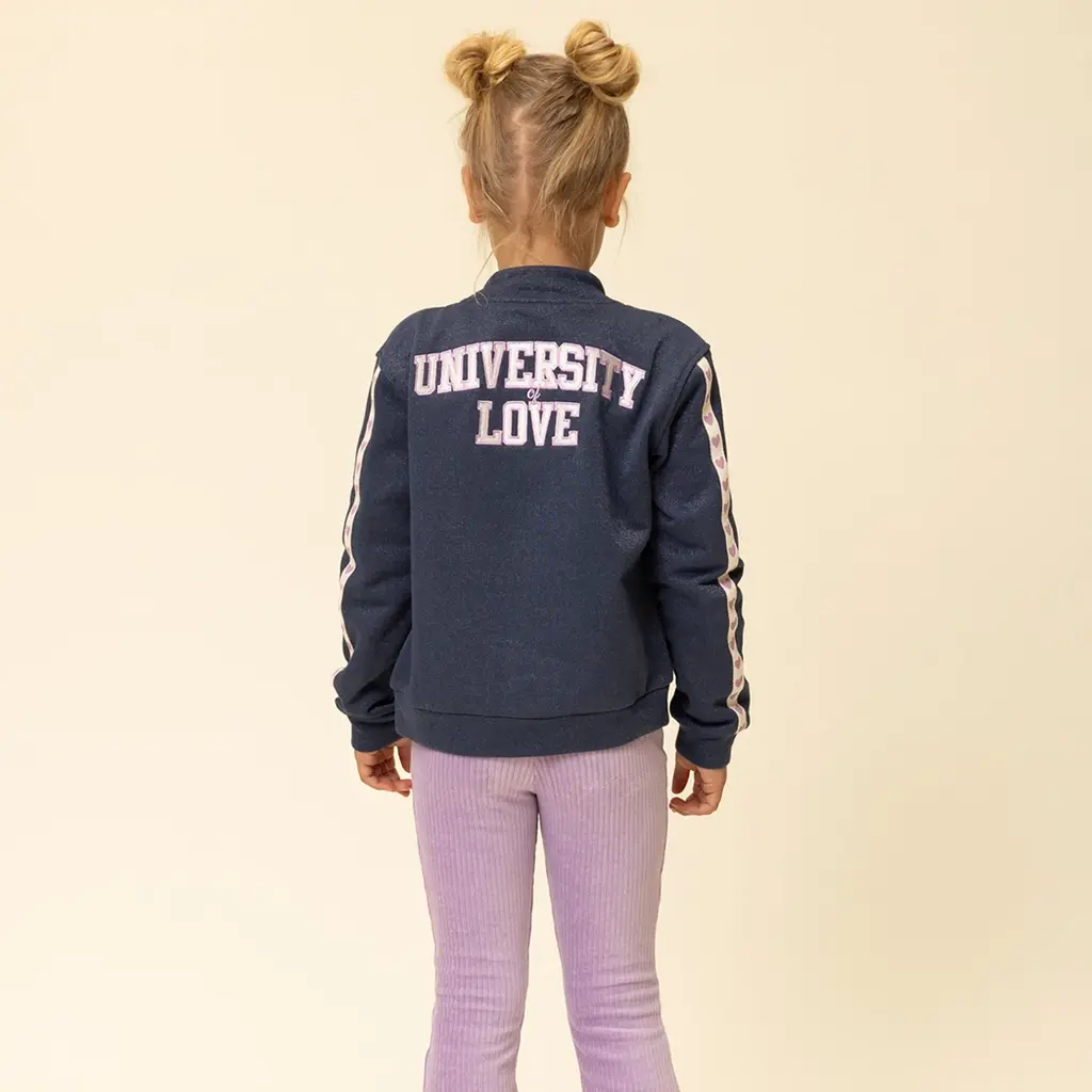 Broek flared rib (lilac)