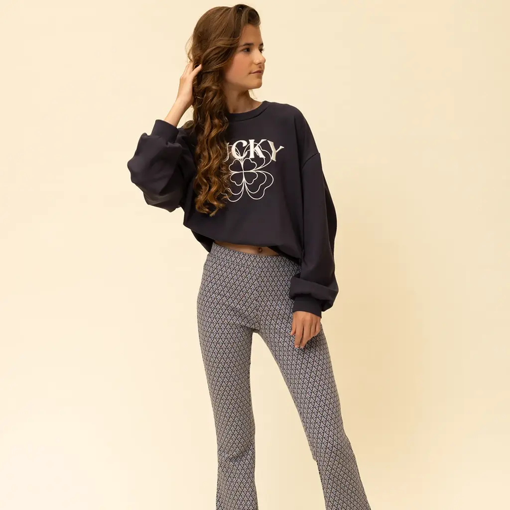 Broek flared (pattern)